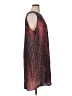 Halogen 100% Polyester Graphic Burgundy Cocktail Dress Size 18 - photo 4