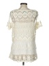 Sundance Ivory Short Sleeve Blouse Size L - photo 2