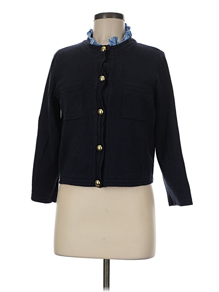 Pre-owned Free Assembly Cardigan Sweater In Blue
