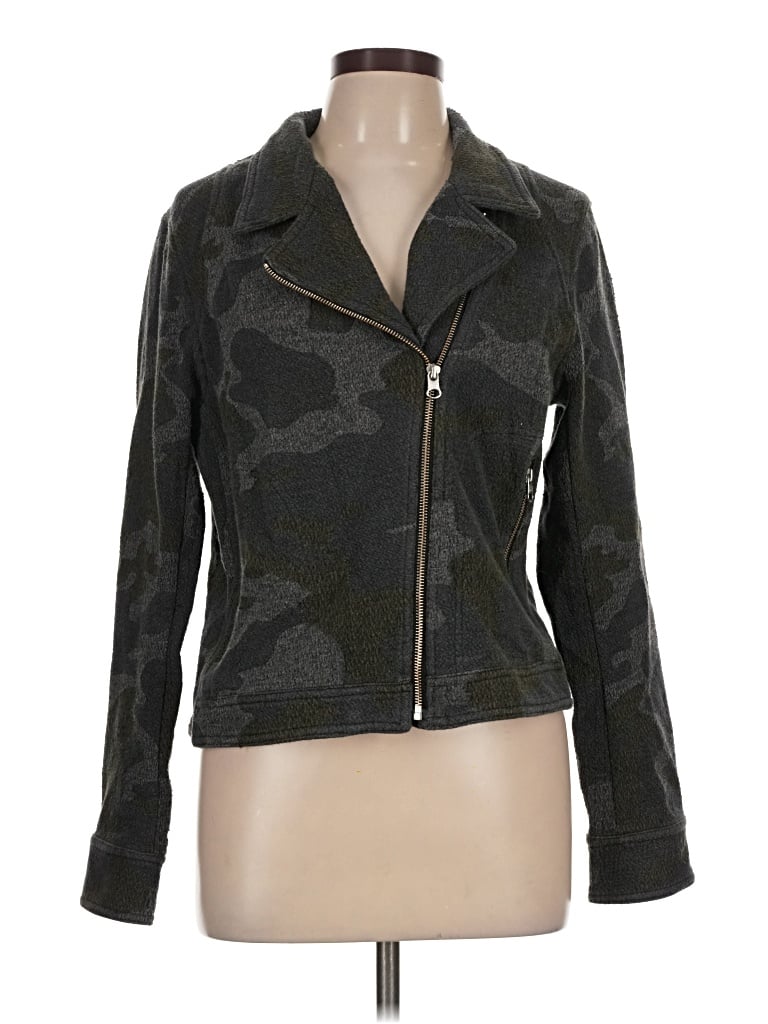 Pre-owned Anthropologie Jacket In Gray