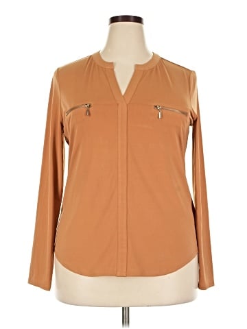 Carmen Carmen Marc Valvo Long Sleeve Blouse (view 1)