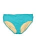 Lands' End Color Block Teal Swimsuit Bottoms Size 16 - photo 1