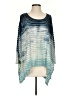 Hard Tail Tie-dye Teal Poncho Size S - photo 1