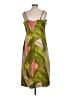 BCBG 100% Polyester Tropical Green Cocktail Dress Size L - photo 2