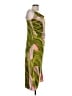 BCBG 100% Polyester Tropical Green Cocktail Dress Size L - photo 4