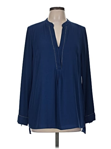 White House Black Market Long Sleeve Blouse (view 1)