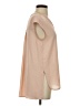 Chelsea28 100% Polyester Tan Short Sleeve Top Size S - photo 4