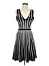 Guess Stripes Gray Cocktail Dress Size M - photo 1