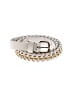 Unbranded Silver Leather Belt Size XS-SM - photo 1