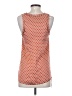 Joie Orange Sleeveless Top Size S - photo 2