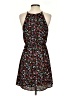 Blue Rain Floral Black Casual Dress Size S - photo 2