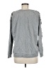 Deletta 100% Cotton Gray Sweatshirt Size M - photo 2