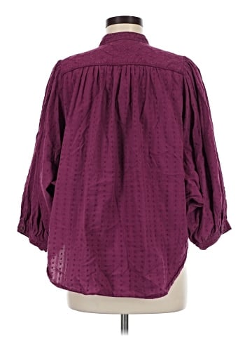 Pilcro by Anthropologie 3/4 Sleeve Blouse (view 2)