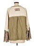 Unbranded Tan Long Sleeve Blouse Size L - photo 2