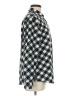 Riders by Lee 100% Polyester Checkered-gingham Black Long Sleeve Blouse Size M - photo 4