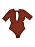 Out From Under Brown Bodysuit Size XS - photo 1