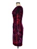 Cache Graphic Burgundy Cocktail Dress Size M - photo 5