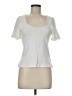 Assorted Brands Ivory Short Sleeve Top Size M - photo 1