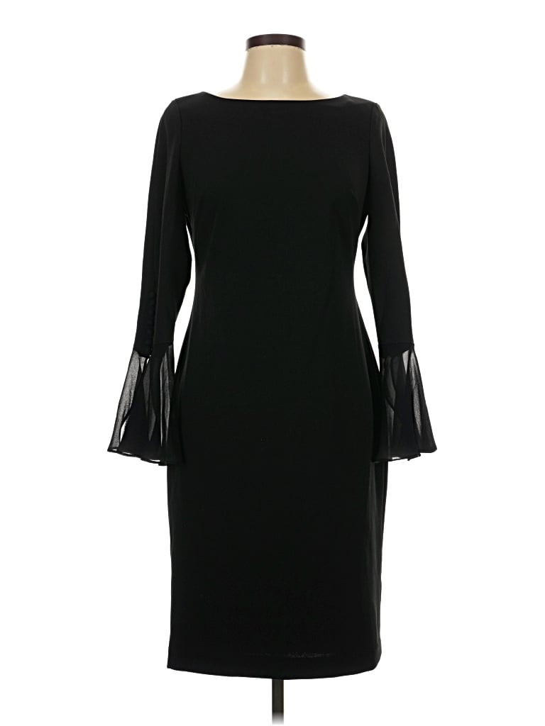 Pre-owned Calvin Klein Cocktail Dress In Black