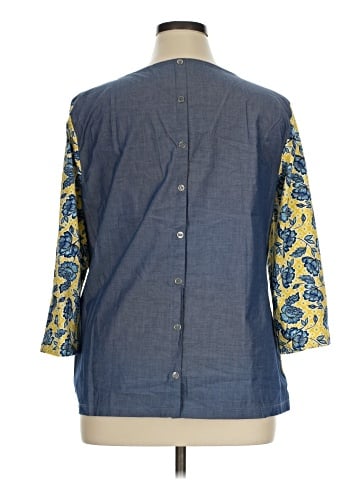 Talbots Outlet 3/4 Sleeve Blouse (view 2)