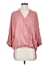 Elan 100% Rayon Pink 3/4 Sleeve Blouse Size S - photo 1