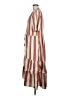 Knox Rose Stripes Brown Casual Dress Size M - photo 5