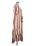 Knox Rose Stripes Brown Casual Dress Size M - photo 4