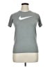 Nike 100% Polyester Gray Active T-Shirt Size XL - photo 1