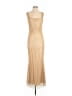 Unbranded 100% Polyester Gold Cocktail Dress Size 4 (estimated) - photo 1