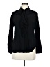 Massimo Dutti 100% Viscose Black Long Sleeve Blouse Size 6 - photo 1