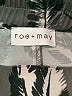 Roe + May 100% Polyester Floral Tropical Gray Silver Casual Pants Size S - photo 4