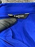 Fashion 100% Polyester Blue Short Sleeve Blouse Size XL - photo 7
