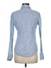 Theory Stripes Blue Long Sleeve Button-Down Shirt Size M - photo 2