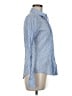 Theory Stripes Blue Long Sleeve Button-Down Shirt Size M - photo 4