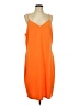 Janette Plus Solid Orange Casual Dress Size L (estimated) - photo 1