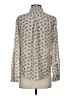 Ann Taylor Paisley Gray Long Sleeve Blouse Size S - photo 2