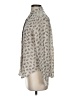 Ann Taylor Paisley Gray Long Sleeve Blouse Size S - photo 5