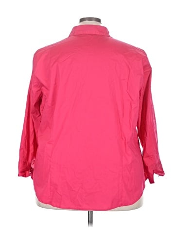 Riders by Lee 3/4 Sleeve Button-Down Shirt (view 2)