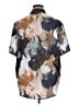 Assorted Brands 100% Polyester Print Gray Short Sleeve Blouse Size XL - photo 2
