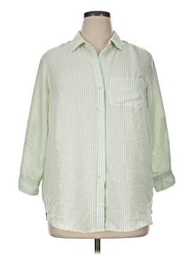 Velvet Heart 3/4 Sleeve Button-Down Shirt (view 1)