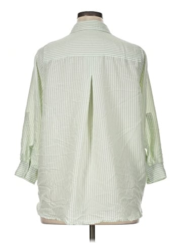 Velvet Heart 3/4 Sleeve Button-Down Shirt (view 2)