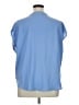 Banana Republic 100% Polyester Blue Short Sleeve Blouse Size XL - photo 2