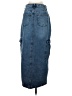 Love, Fire 100% Cotton Blue Denim Skirt Size 5 - photo 2
