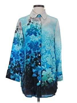 Soft Surroundings 3/4 Sleeve Silk Top (view 1)