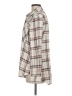 Birch and Stone Plaid Ivory Long Sleeve Blouse Size M - photo 5