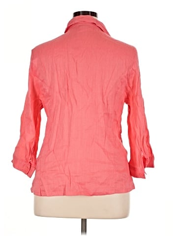 Sarah Spencer 3/4 Sleeve Button-Down Shirt (view 2)