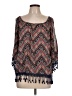 Moa Moa Brown 3/4 Sleeve Blouse Size L - photo 1