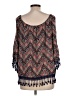Moa Moa Brown 3/4 Sleeve Blouse Size L - photo 2