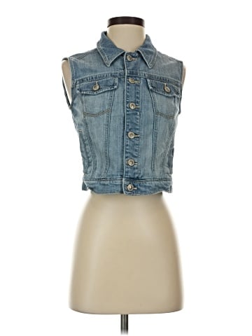 LC Lauren Conrad Denim Vest (view 1)
