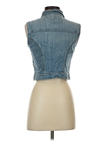 LC Lauren Conrad Denim Vest (view 2)